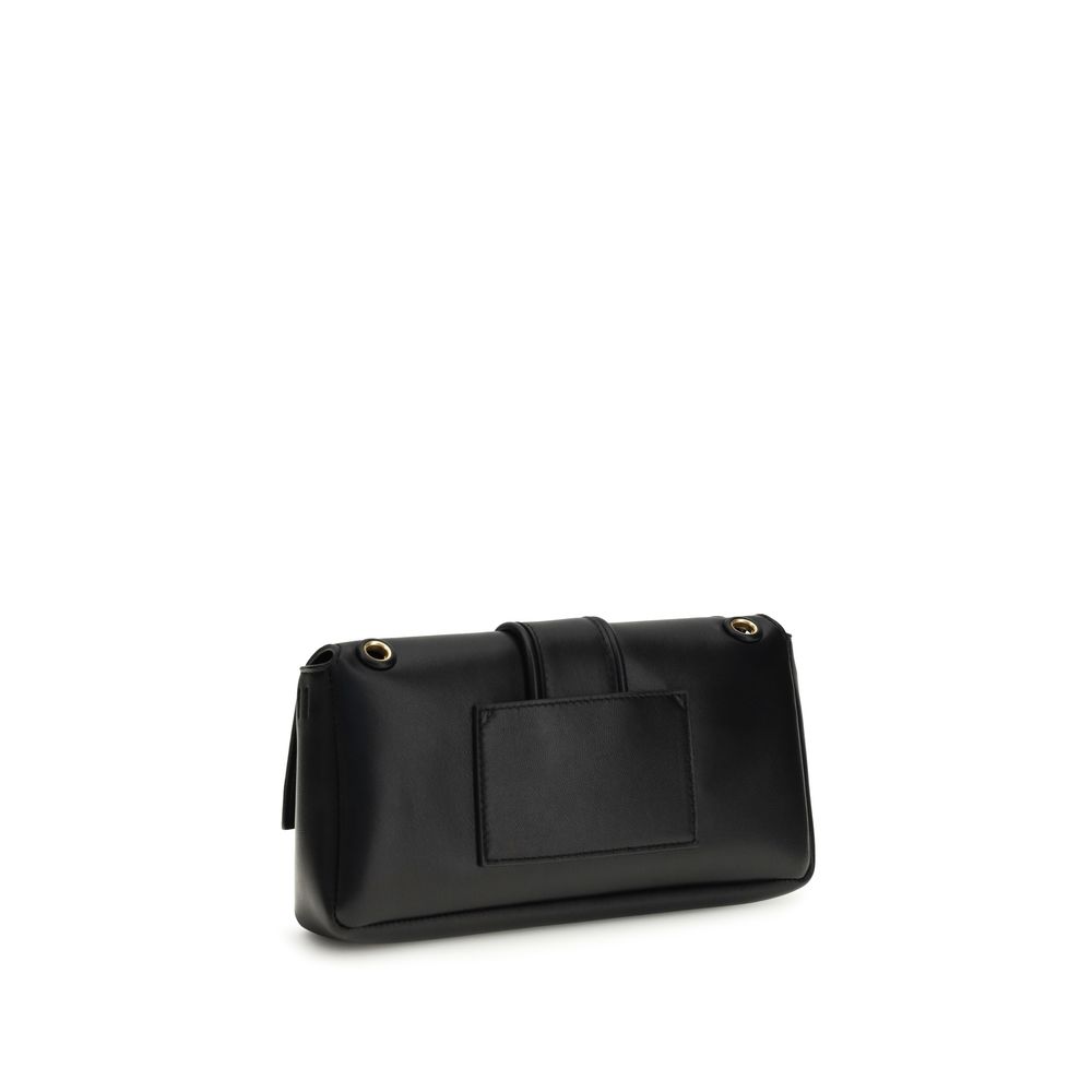 Jacquemus Black Calf Leather Bos Taurus Shoulder Bag - Image 3