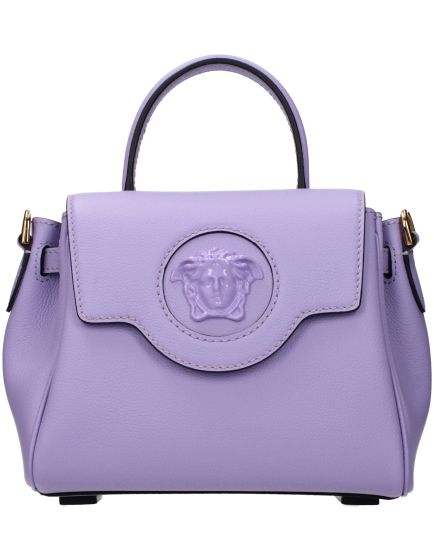 Versace Pink Leather Handbag
