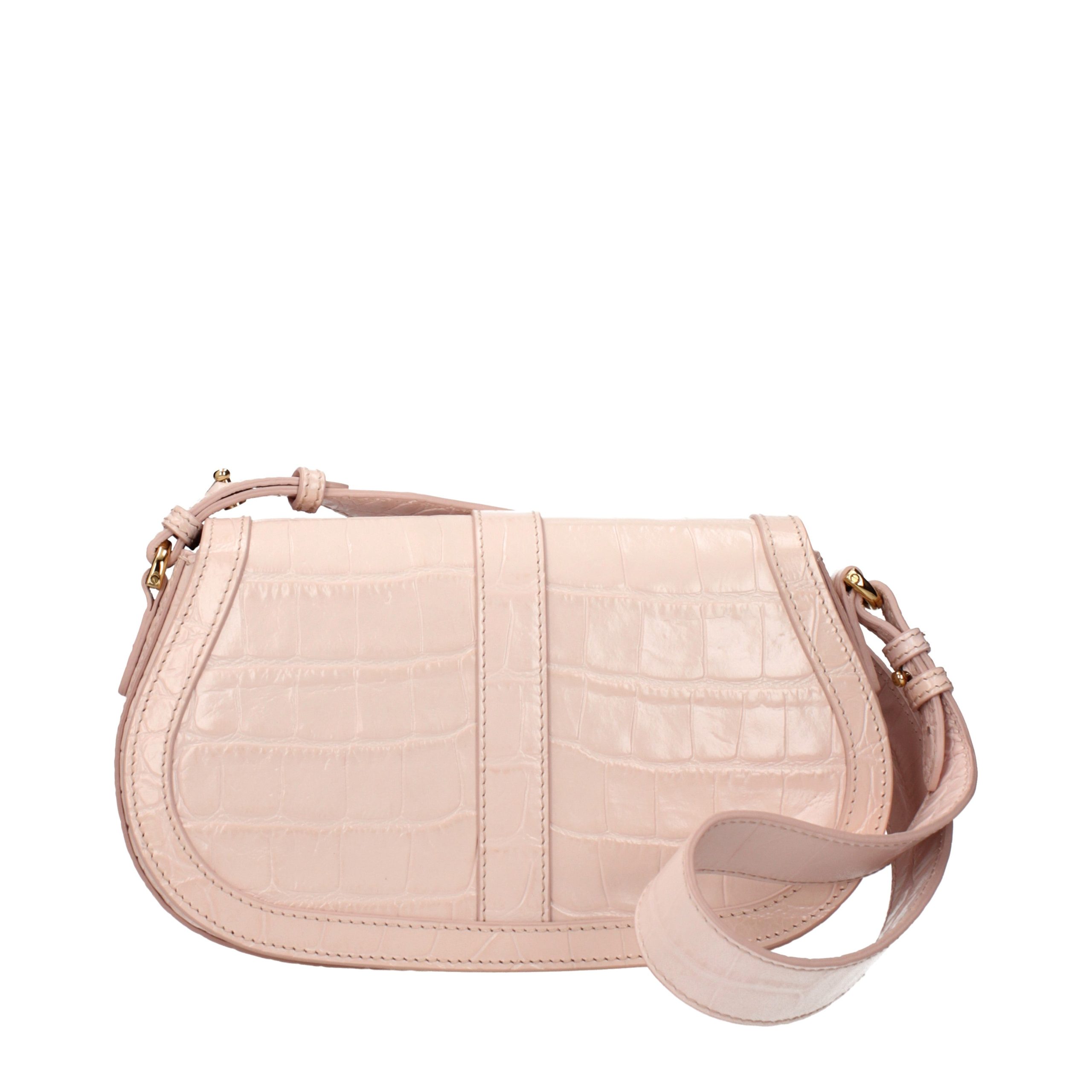 Versace Pink Leather Shoulder Bag - Image 4
