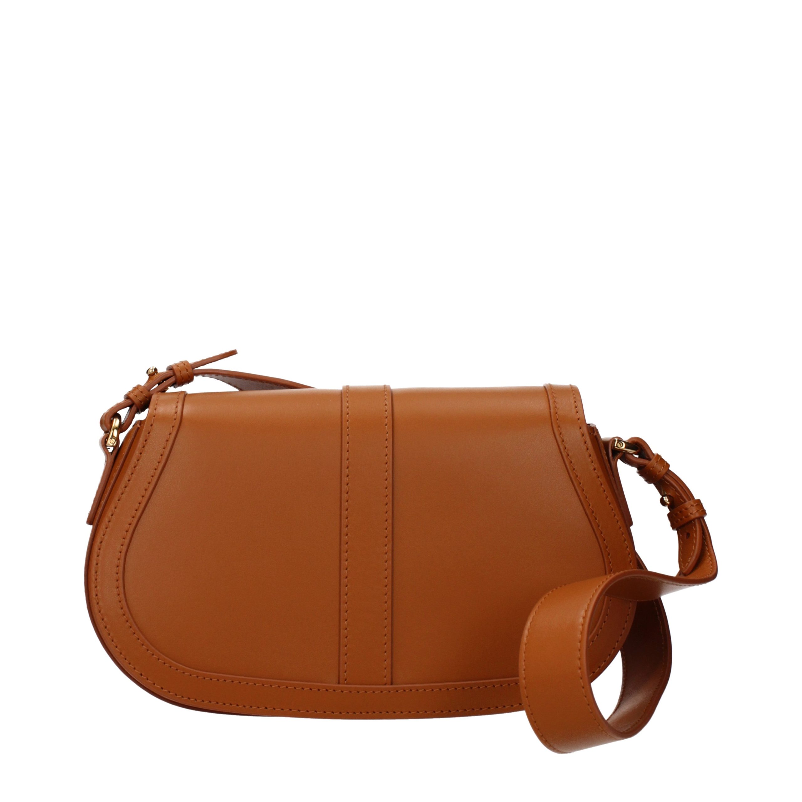 Versace Brown Leather Shoulder Bag - Image 4