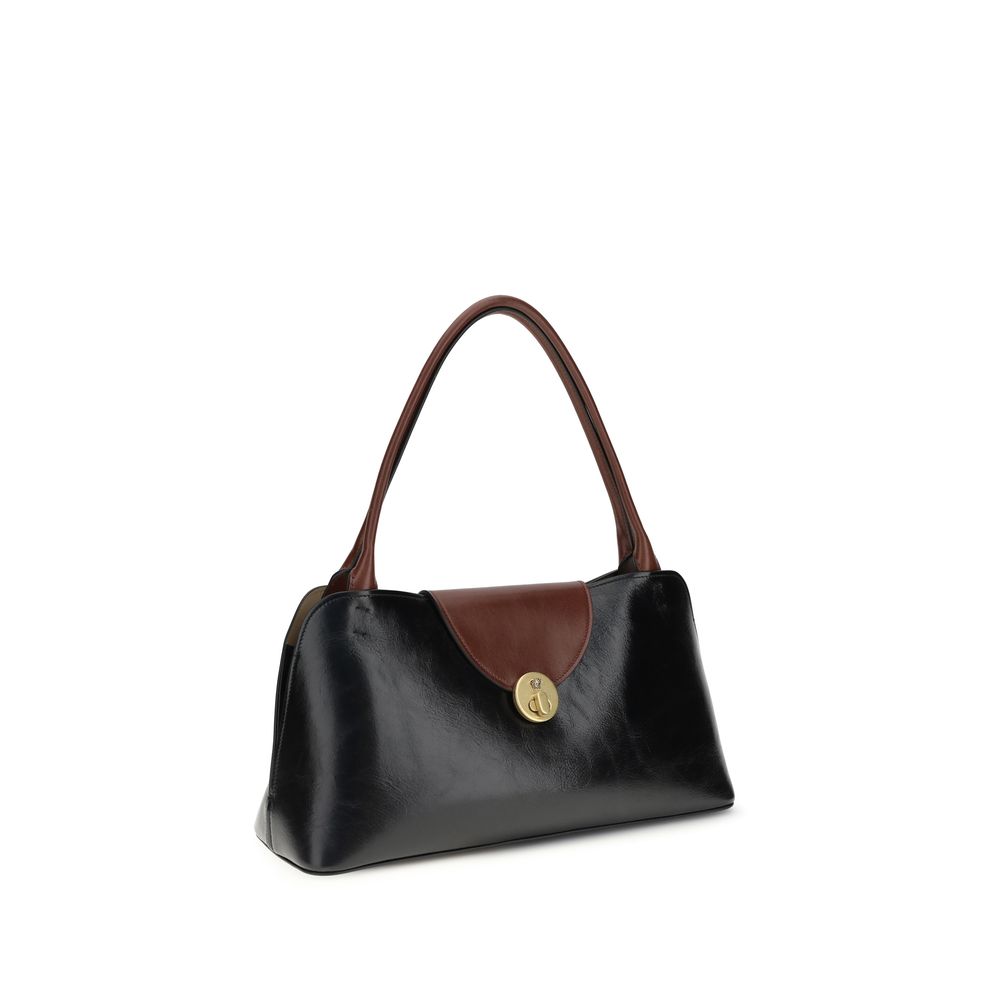Versace Black Calf Leather Bos Taurus Shoulder Bag - Image 2