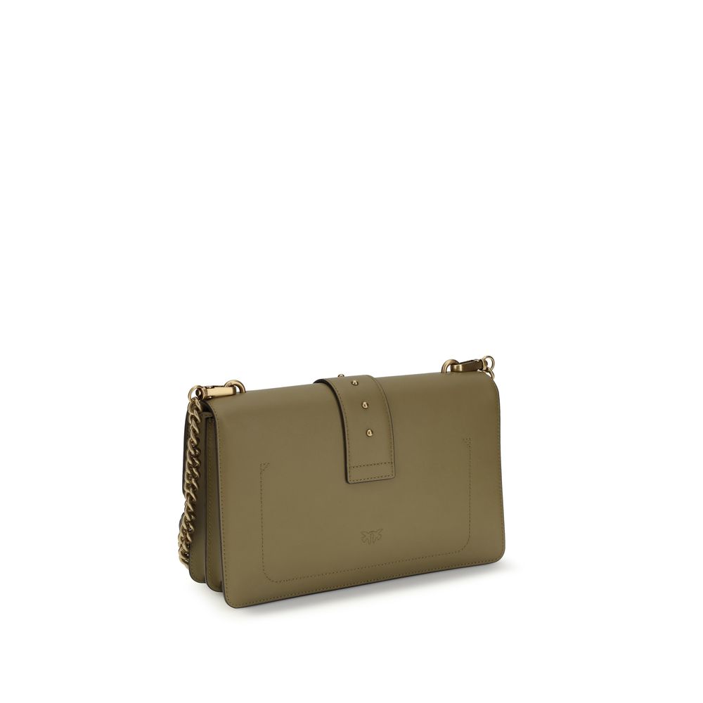 PINKO Bicolor Calf Leather Bos Taurus Shoulder Bag - Image 3