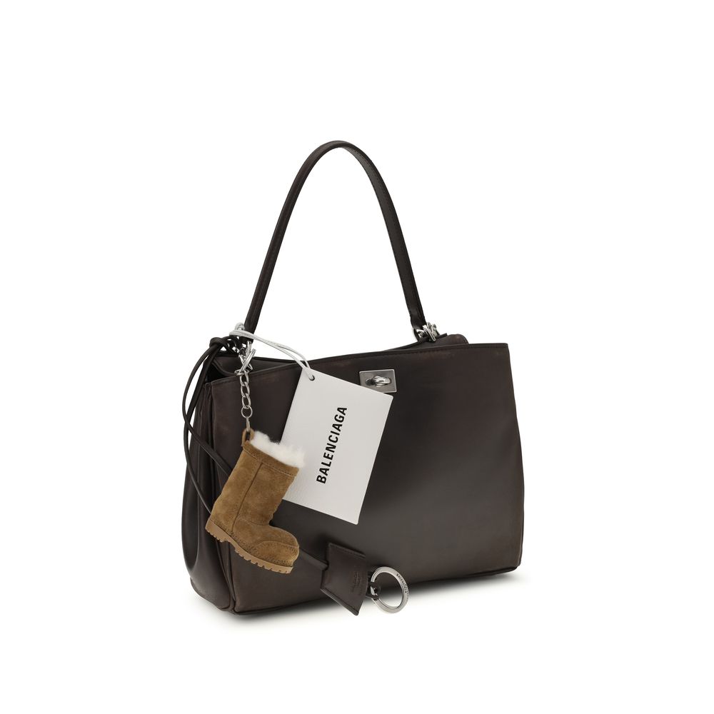 Balenciaga Brown Calf Leather Bos Taurus Shoulder Bag - Image 2
