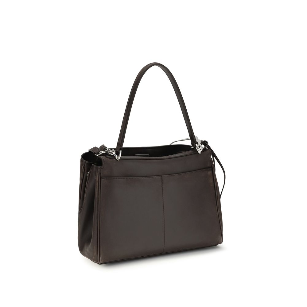 Balenciaga Brown Calf Leather Bos Taurus Shoulder Bag - Image 3