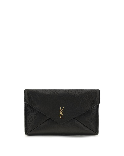 Saint Laurent Black Lamb Ovis Aries Aries Shoulder Bag