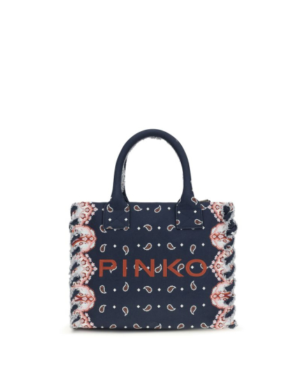 PINKO Multicolor Cotton Shoulder Bag