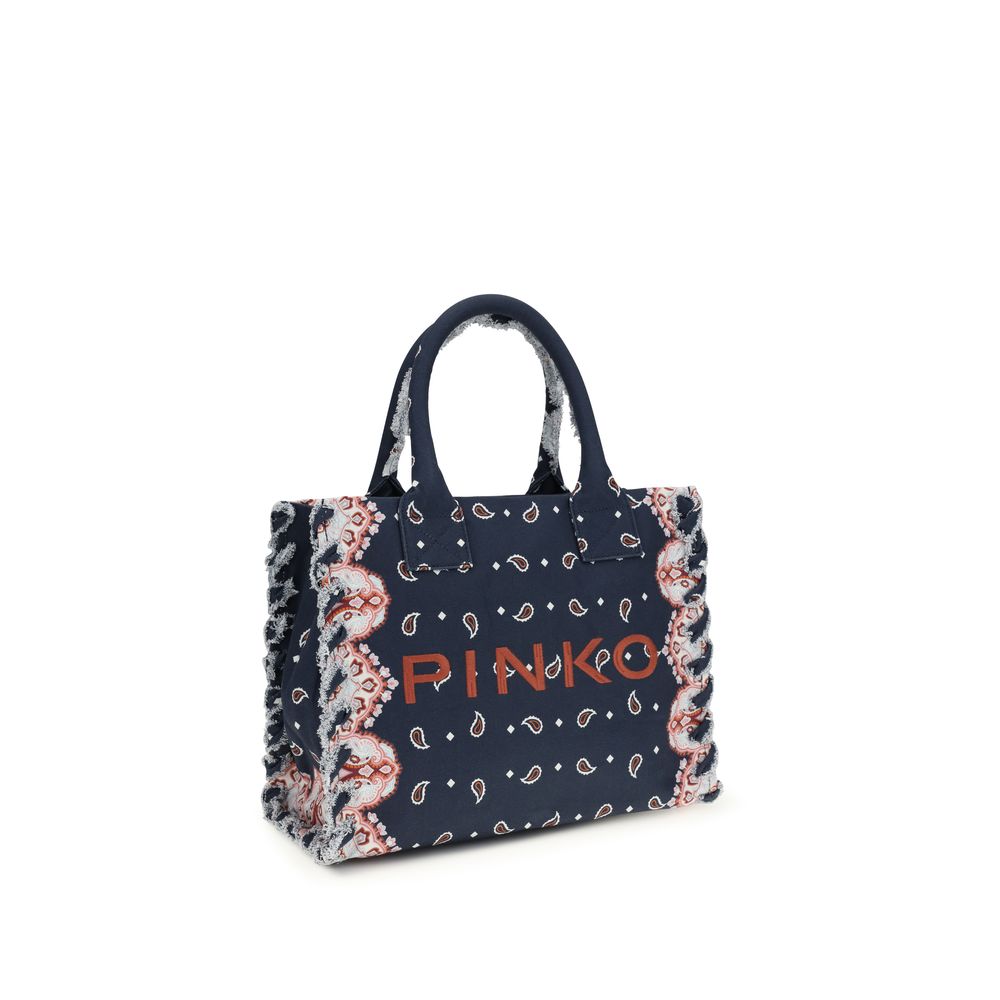 PINKO Multicolor Cotton Shoulder Bag - Image 2