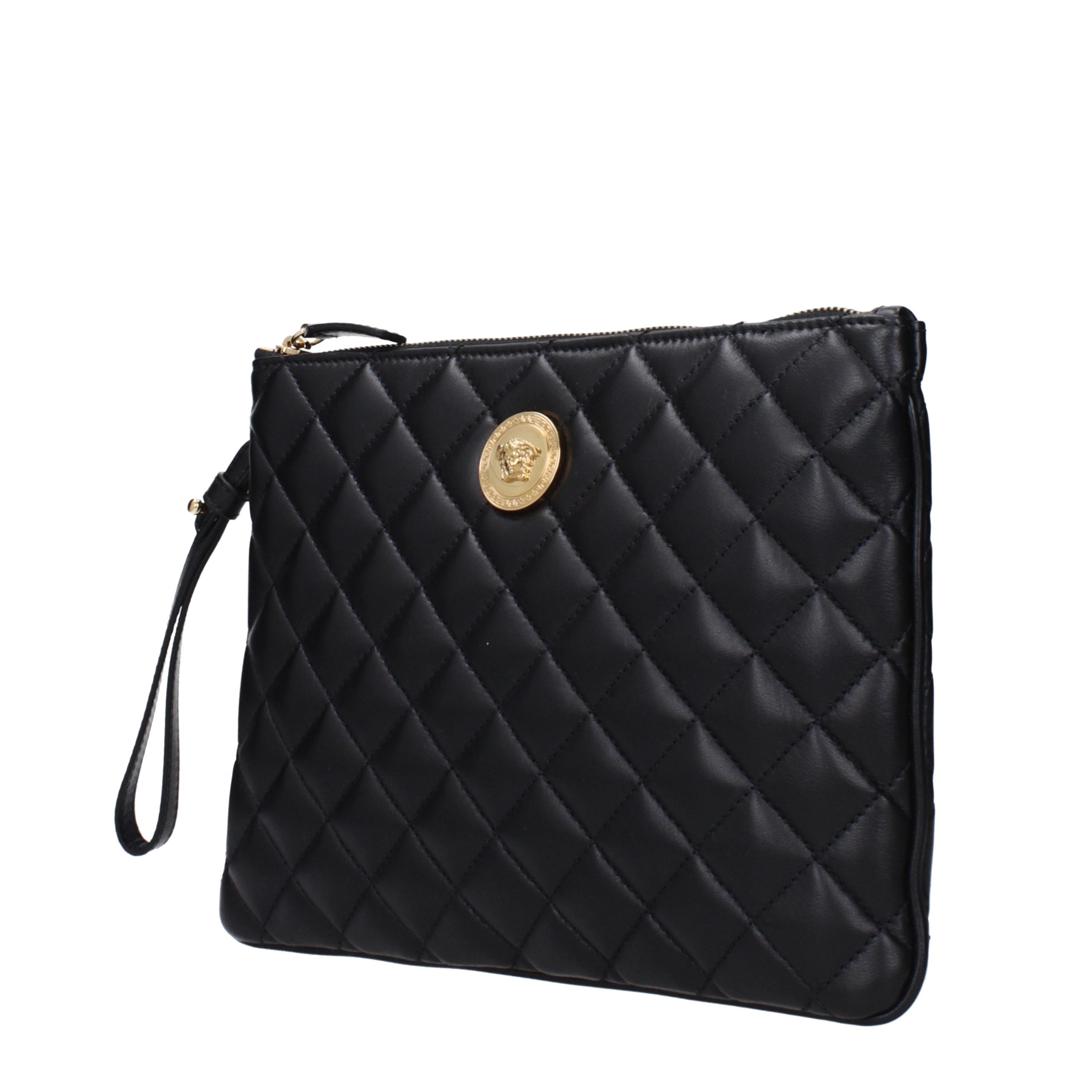 Versace Black Leather Clutch Bag - Image 2