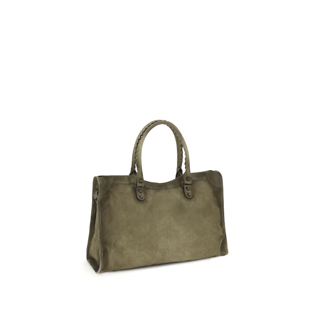 Balenciaga Bicolor Calf Leather Bos Taurus Shoulder Bag - Image 3