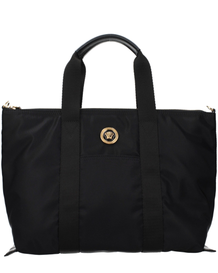 Versace Black Nylon Handbag