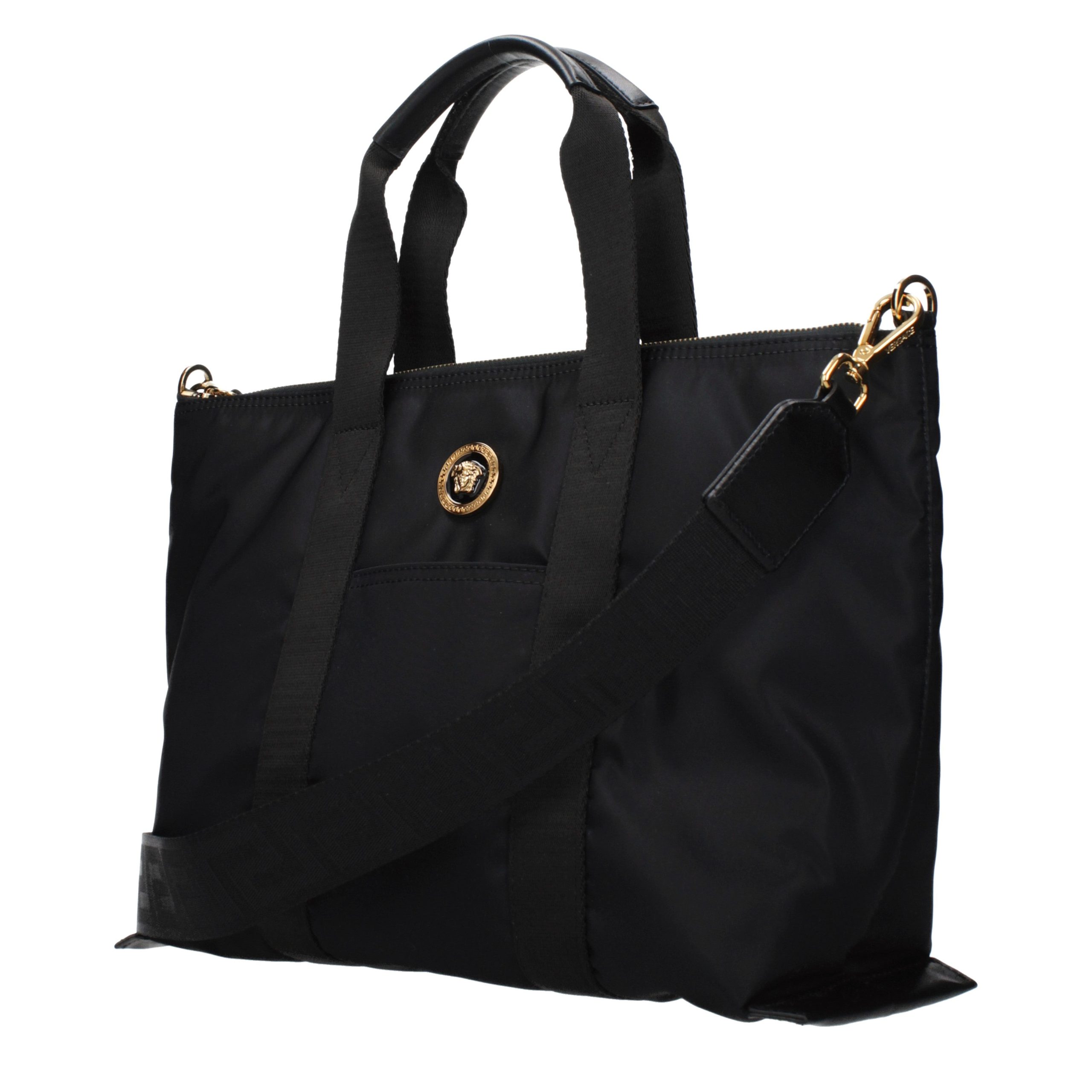 Versace Black Nylon Handbag - Image 2