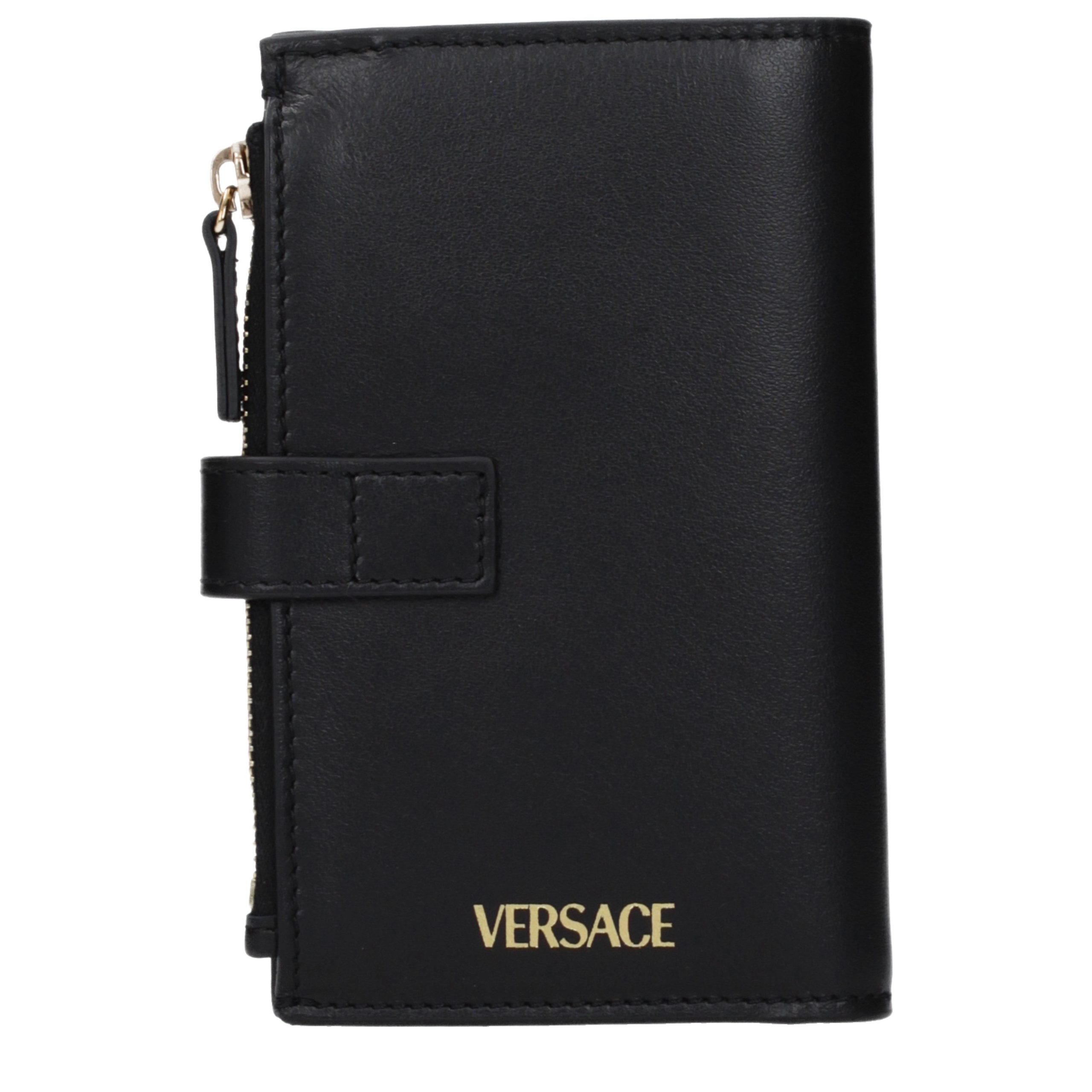 Versace Black Leather Wallet - Image 2