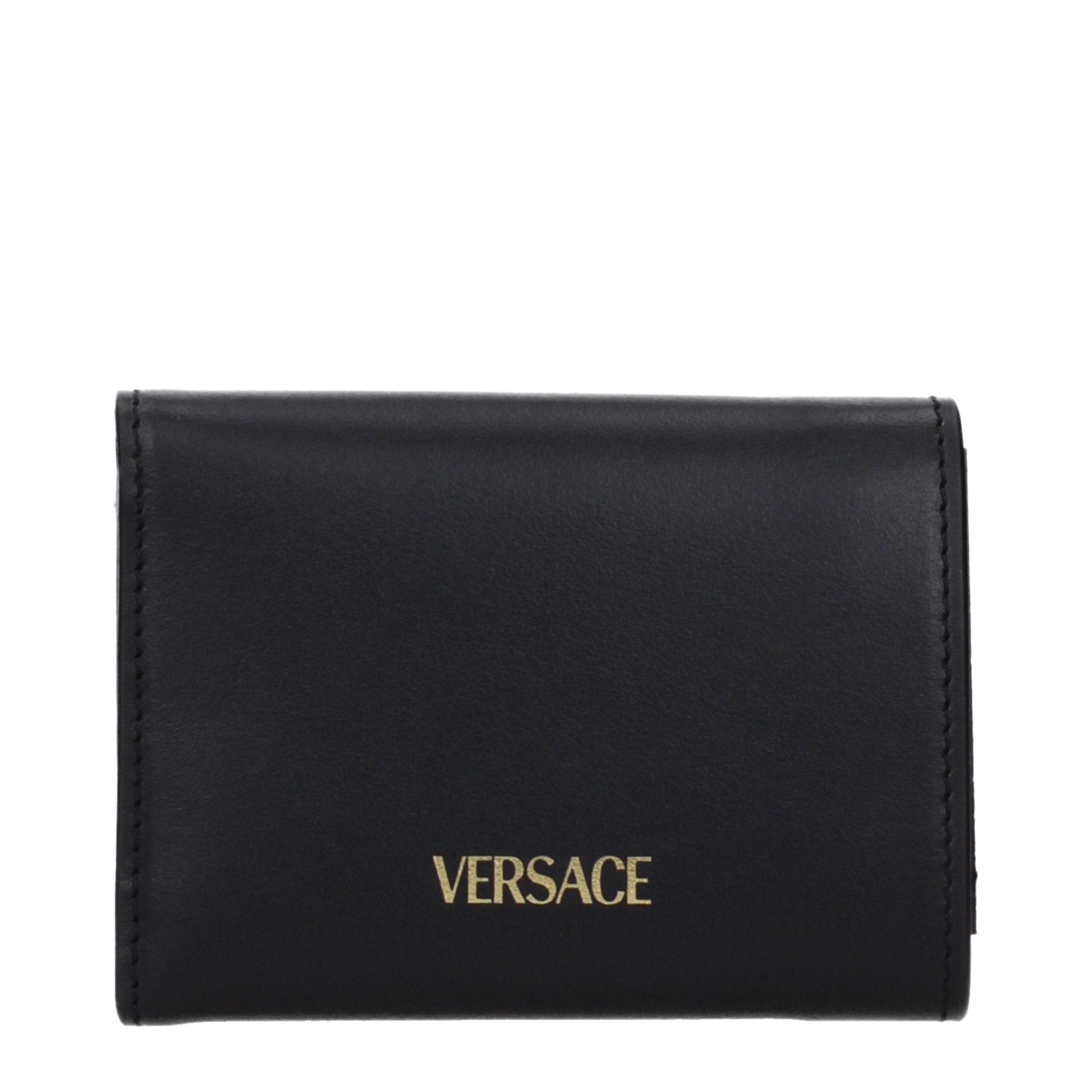 Versace Black Leather Wallet - Image 2