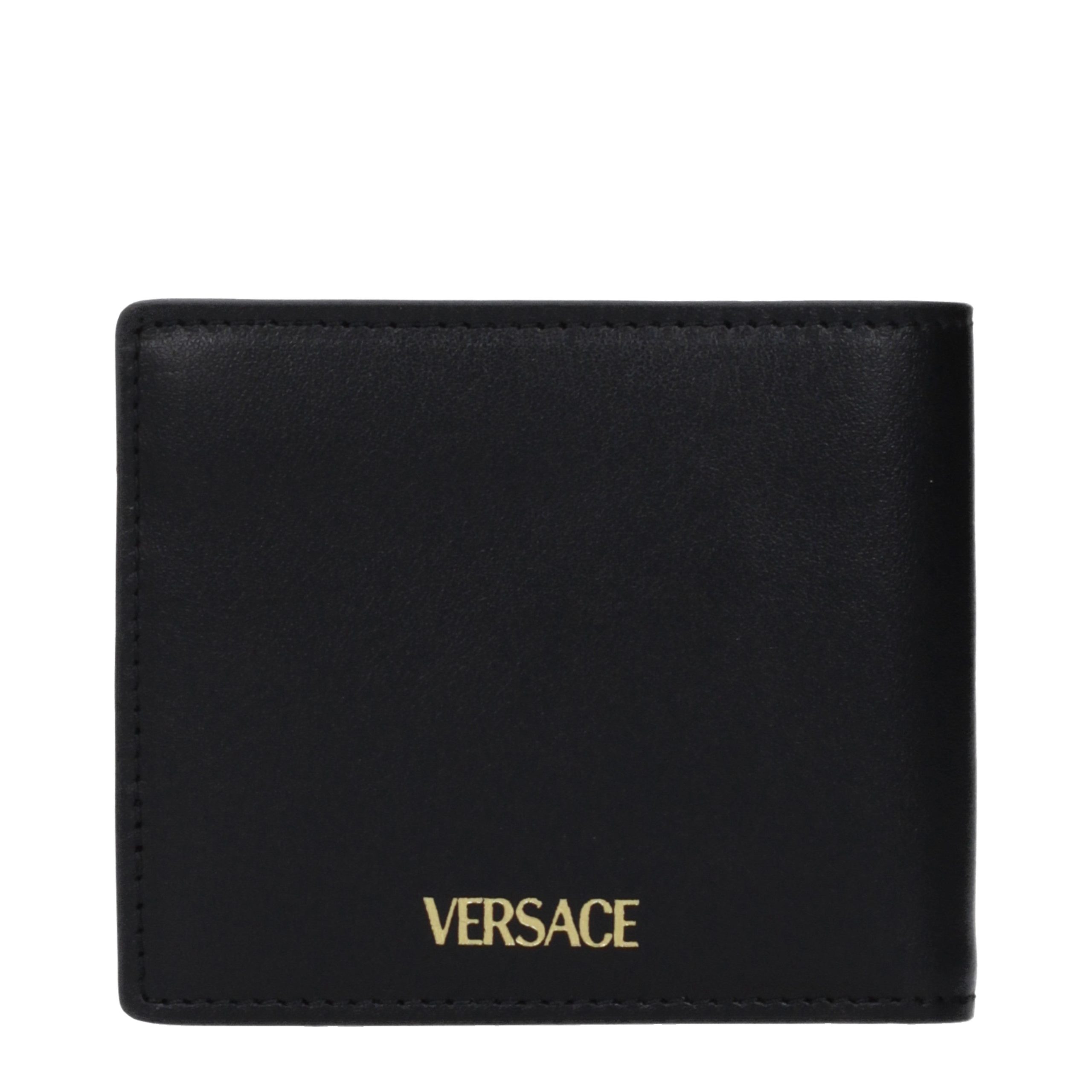 Versace Black Leather Wallet - Image 2