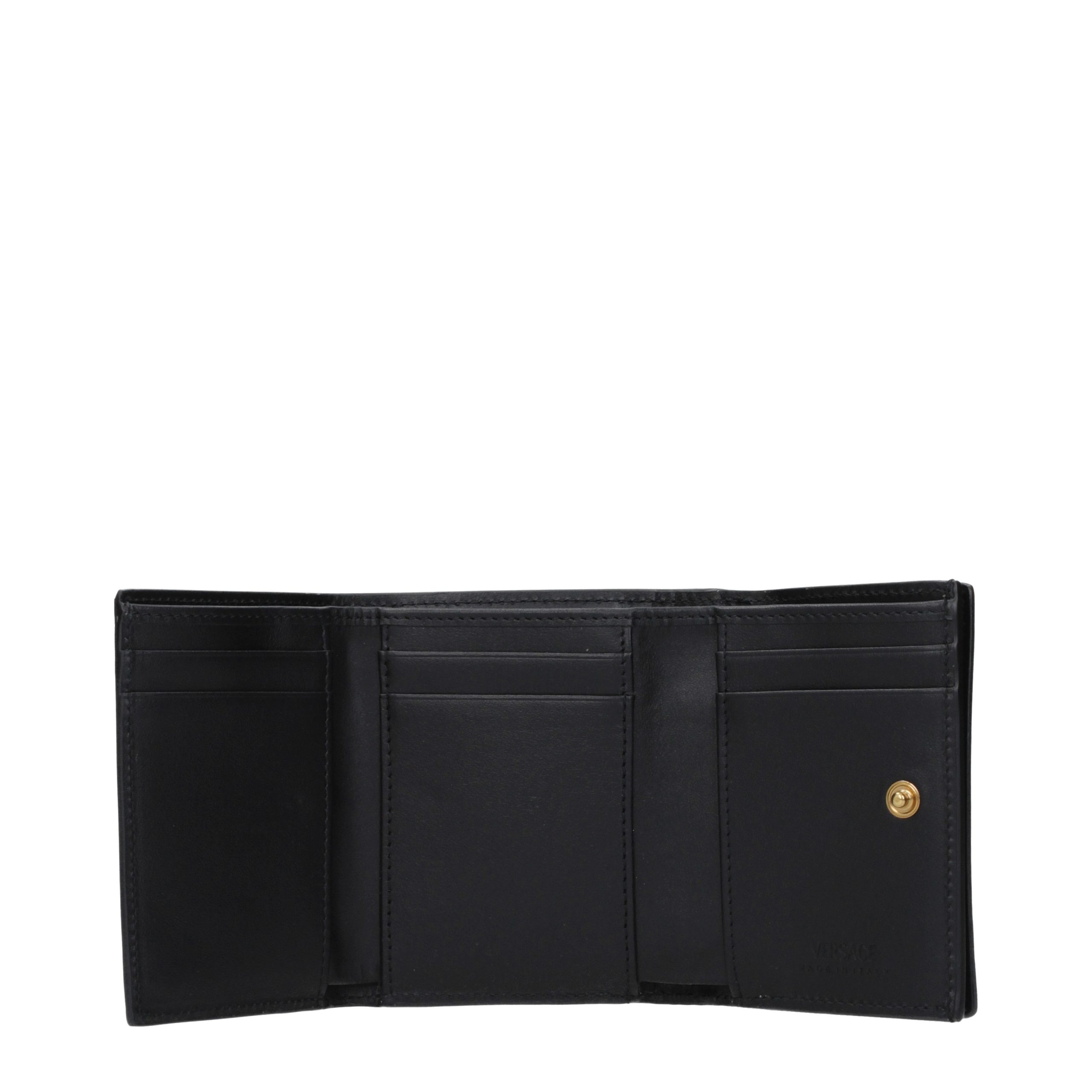 Versace Black Leather Wallet - Image 3
