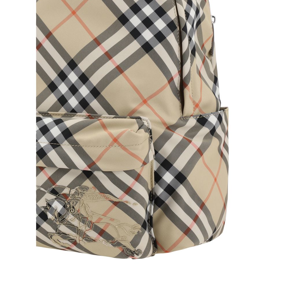 Burberry Beige Polyester Backpack - Image 3