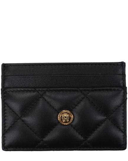 Versace Black Leather Cardholder