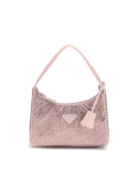 Prada Multicolor Viscose Shoulder Bag