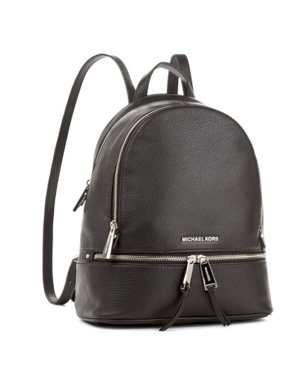 Michael Kors Black Leather Backpack