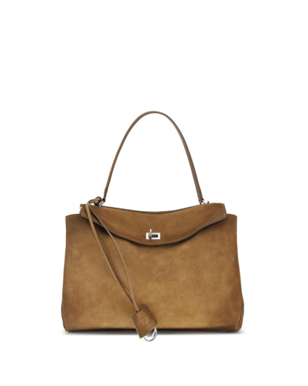 Balenciaga Brown Calf Leather Bos Taurus Shoulder Bag